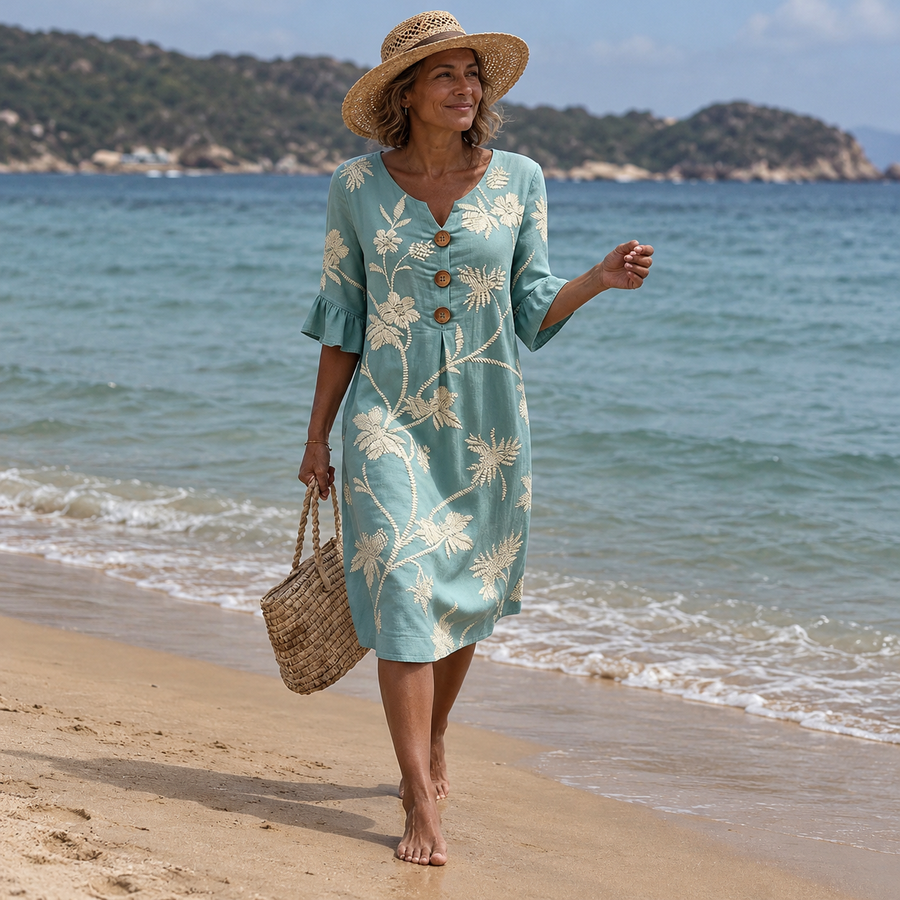 Elen | Casual Dress with Floral Print