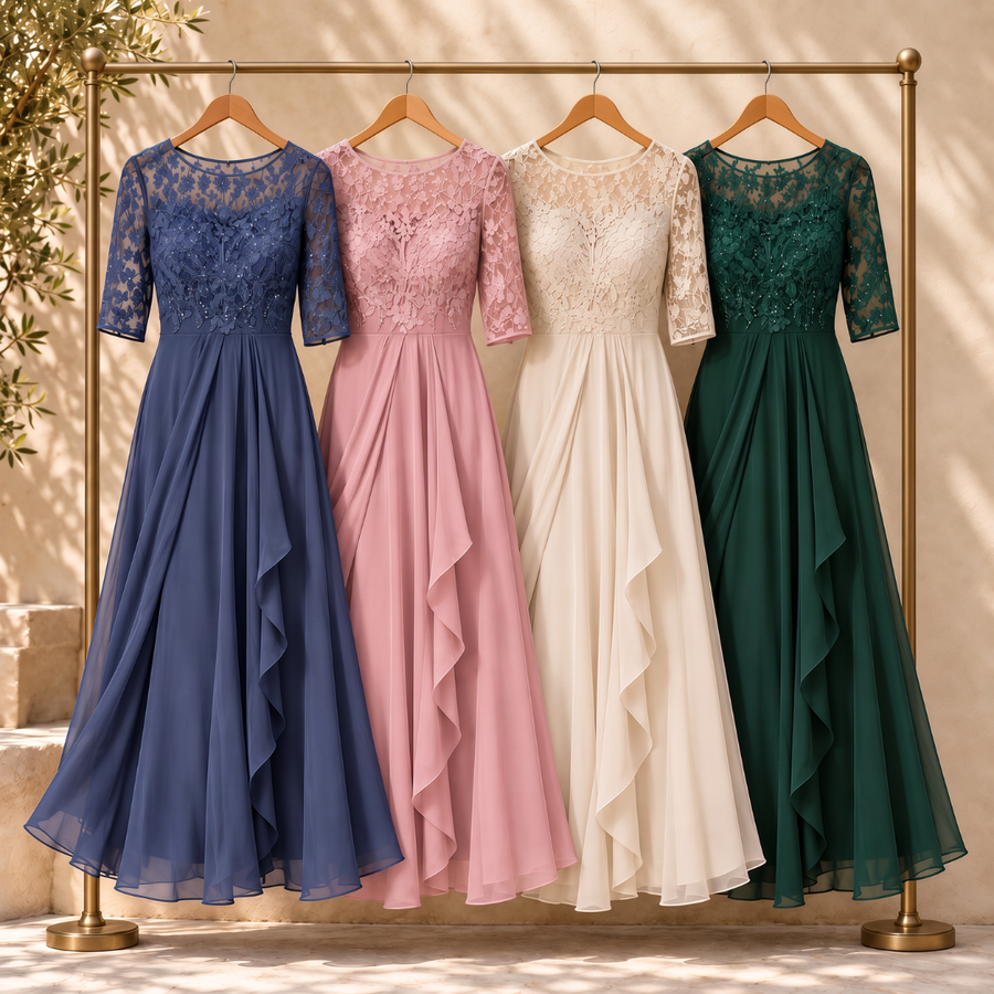 Rose – The Flattering Lace Midi Dress