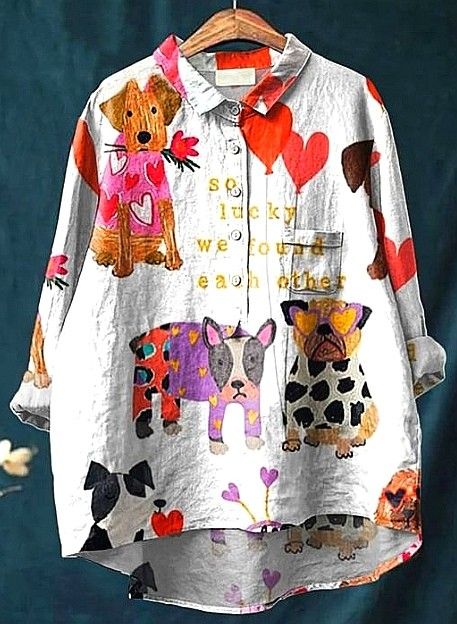 Lennox | Artistic Heart & Pets Casual Blouse