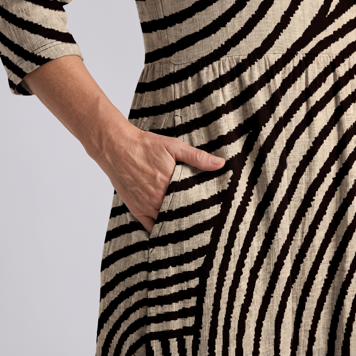 AYLA™ | Vintage Striped Dress