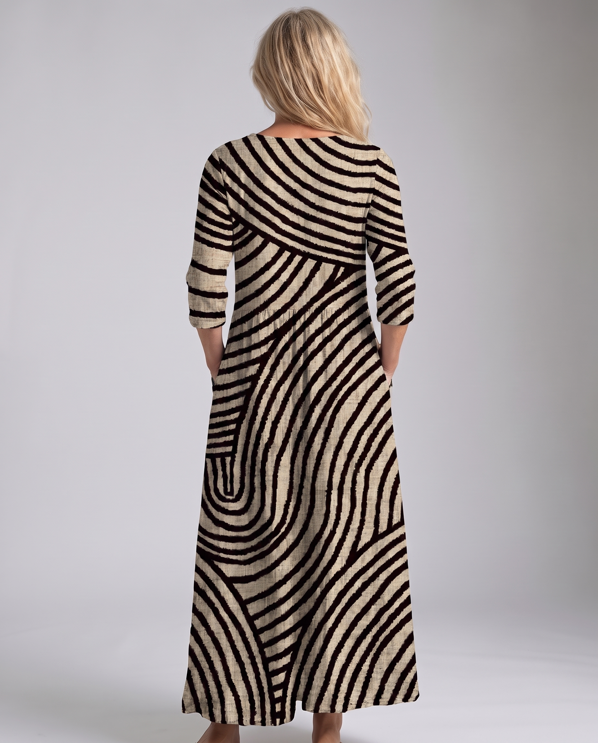 AYLA™ | Vintage Striped Dress